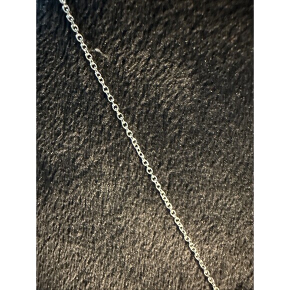 Unbranded Silver “BLNCGA” Heart Charm On .925 Unbranded 18” Necklace - Picture 4 of 7